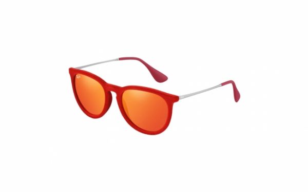 Ray Ban Erika Velvet Vermelho Espelhado