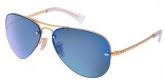 Ray Ban RB 3449 azul espelhado